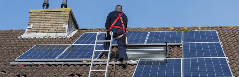fitting solar panels