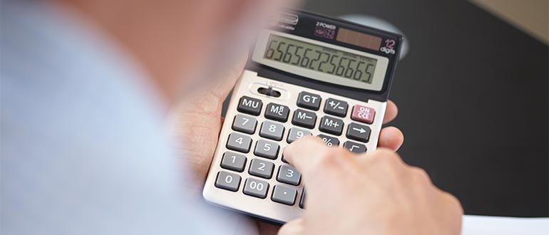 working out the costs
